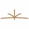 Ekena Millwork Davenport Timber Gable Bracket, Western Red Cedar, 108"W x 36"H x 3 1/2"D x 3 1/2"F, 8/12 Pitch GBW108X36X0404DAV00SWR - alternate 1